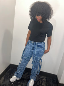 Boujee moves high waisted jeans